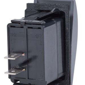 Blue Sea Systems Multi Purpose Switch, Contura III, 20 Amps at 12 Volts/ 15 Amps at 24 Volts, Rocker Switch, Off-Mom on Switch Action – 8231-BSS