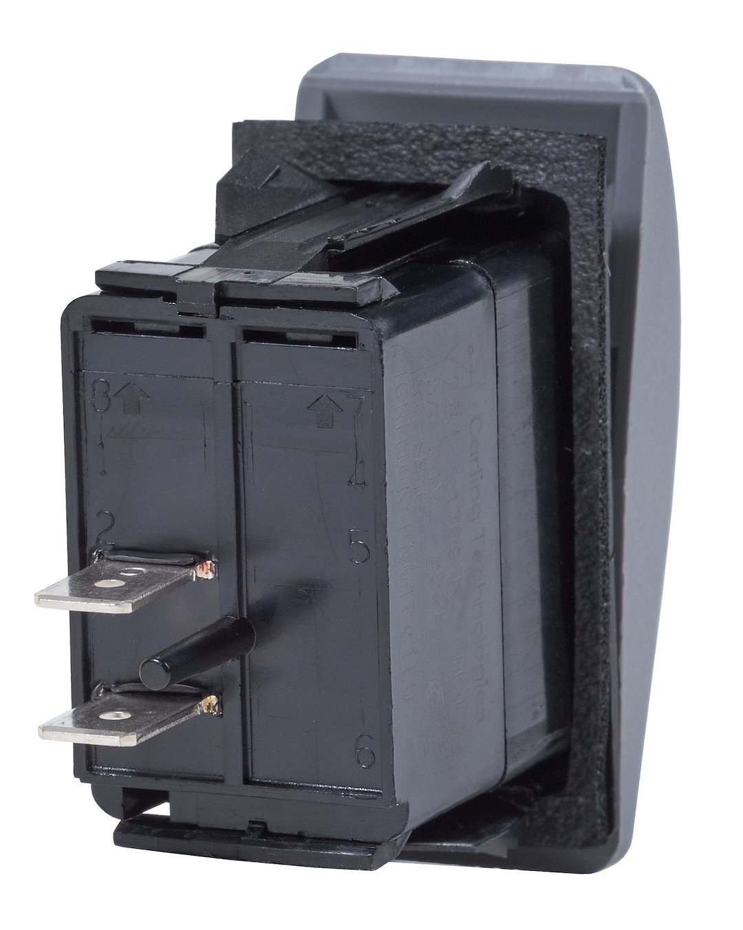 Blue Sea Systems Multi Purpose Switch, Contura III, 20 Amps at 12 Volts/ 15 Amps at 24 Volts, Rocker Switch, Off-Mom on Switch Action – 8231-BSS