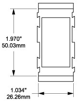 Blue Sea Systems Switch Plate Cover Mounting Bracket, Contura – 8266-BSS