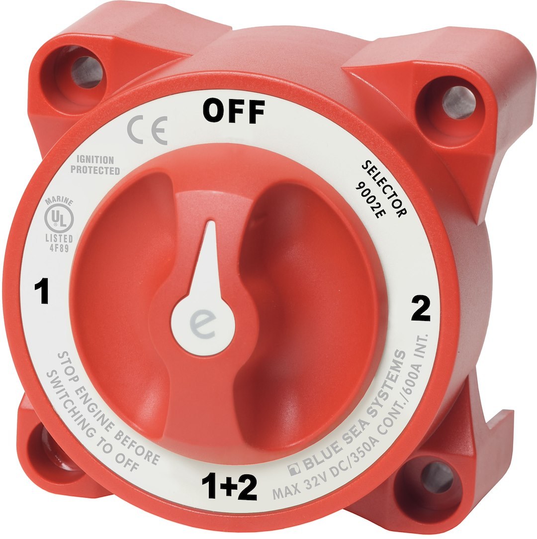 Blue Sea Systems Battery Selector Switch, E-Series – 9002E-BSS