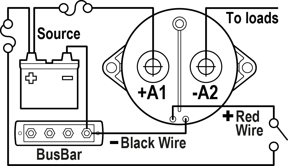 Blue Sea Systems Battery Disconnect Switch, L Series, 12/24 Volts DC, 450 Amps, Black, 5/16 Inch Stud – 9012-BSS