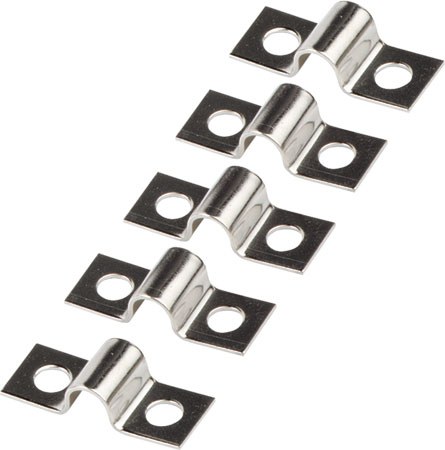 Blue Sea Systems Wire Terminal Block Jumper, For 65 Amp Terminal Blocks, Barrier Block, Ring Tongue Style, 2 Positions, Nickel-Plated – 9216-BSS