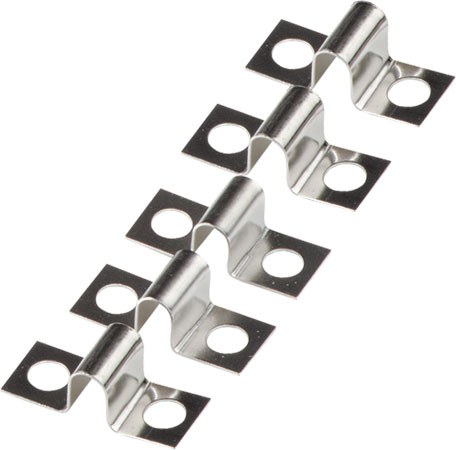 Blue Sea Systems Wire Terminal Block Jumper, For 30 Amp Terminal Blocks, Barrier Block, Ring Tongue Style, 2 Positions, Nickel-Plated – 9217-BSS