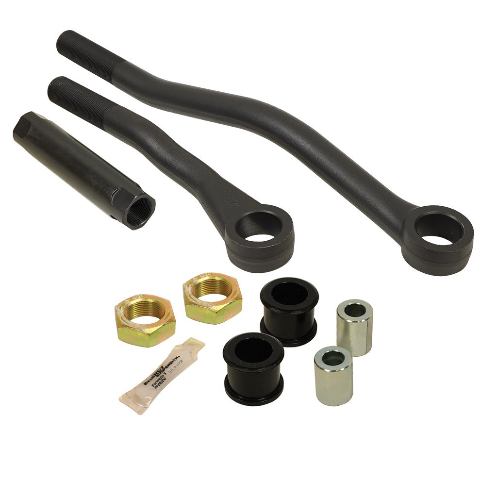 Bd Diesel Track Bar, 4 Inch Lift, Adjustable, Black, With Bushings – 1032018