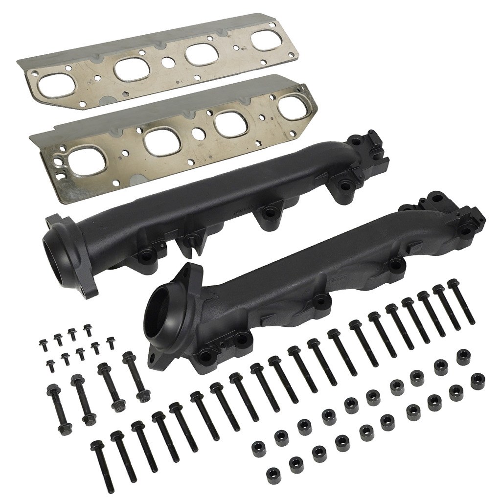 Bd Diesel Exhaust Manifold, High-Silicon Ductile Cast Iron, Gaskets Included, Mounting Hardware Included – 1041463