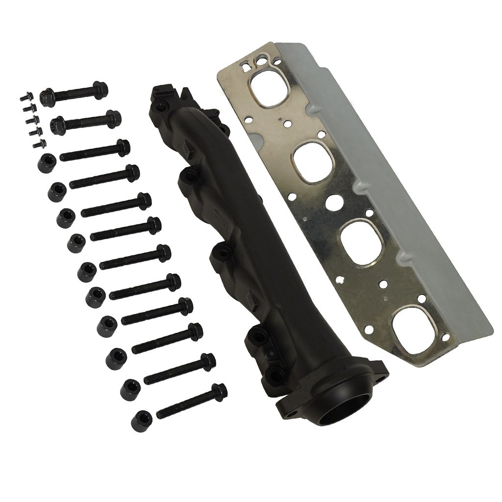 Bd Diesel Exhaust Manifold, High-Silicon Ductile Cast Iron, Gaskets Included, Mounting Hardware Included – 1041464
