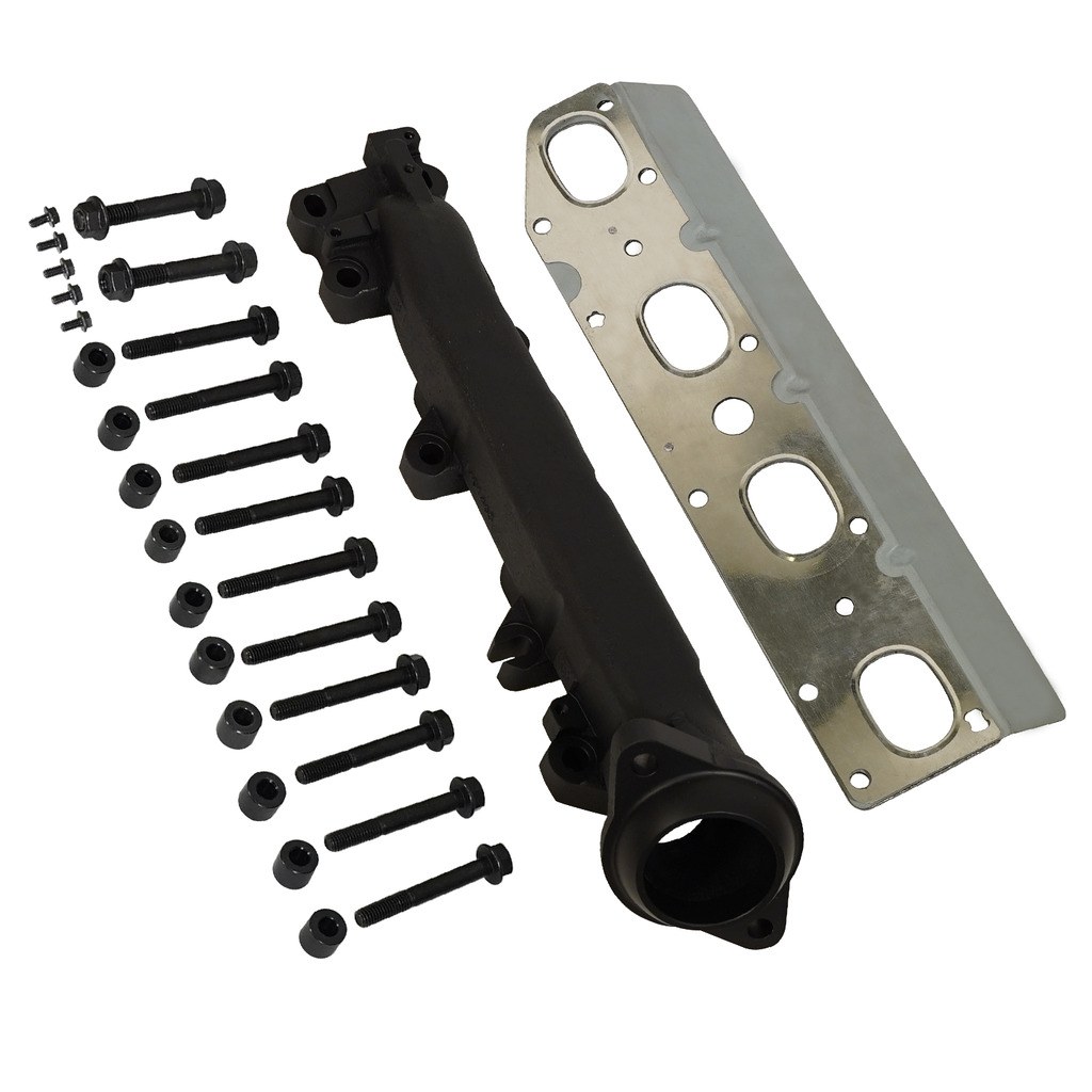 Bd Diesel Exhaust Manifold, High-Silicon Ductile Cast Iron, Gaskets Included, Mounting Hardware Included – 1041465
