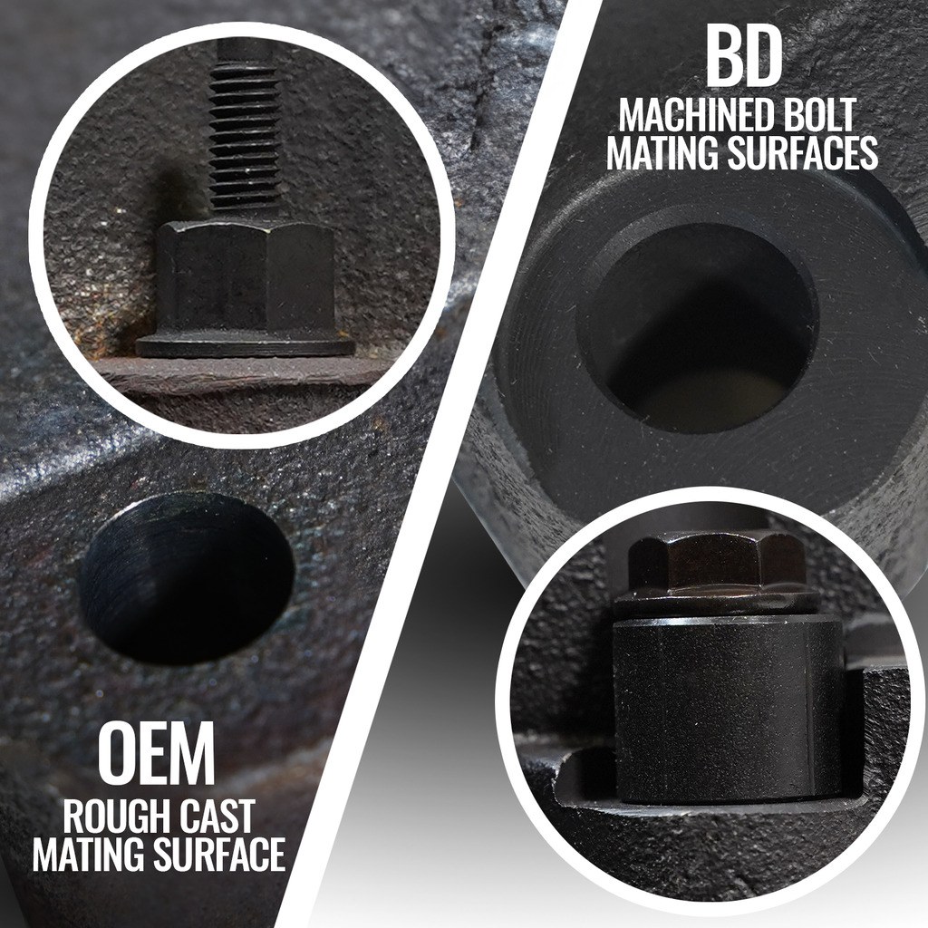 Bd Diesel Exhaust Manifold, High-Silicon Ductile Cast Iron, Gaskets Included, Includes Bolts/ Nuts/ Spacers – 1041469
