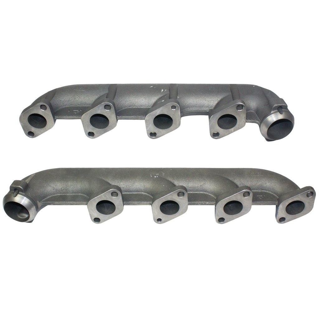 Bd Diesel Exhaust Manifold, Performance, Coated Ductile Iron, Without Gaskets, Without Mounting Hardware, With Pyrometer Port – 1041480