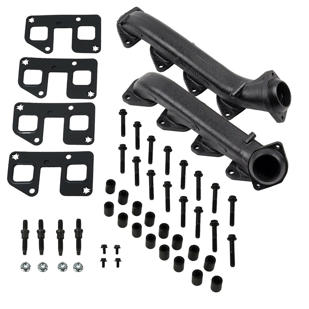 Bd Diesel Exhaust Manifold, Cast Iron, Gaskets Included, Includes Bolts and Spacers – 1043055