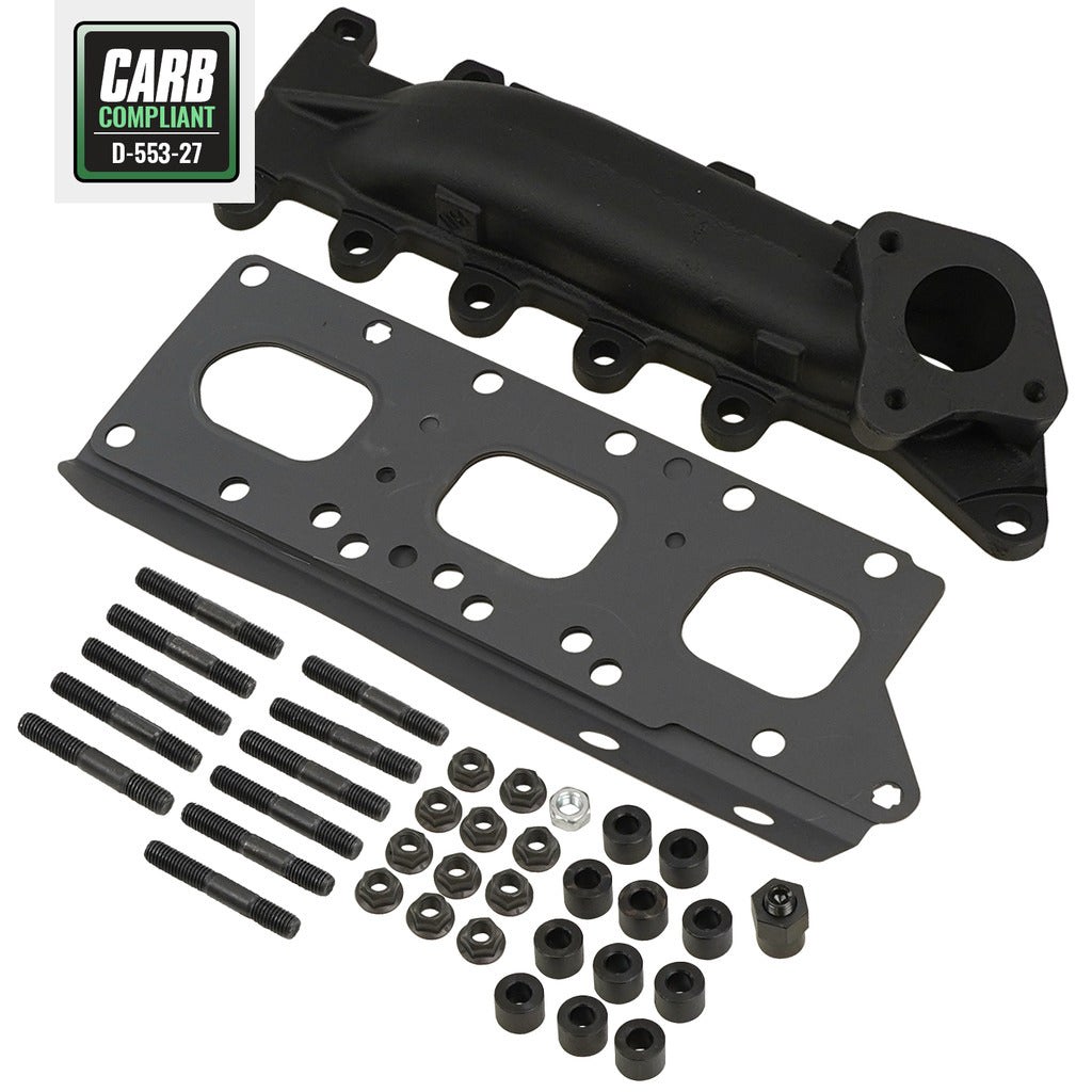 Bd Diesel Exhaust Manifold, High-Silicon Ductile Cast Iron, Gaskets Included, Mounting Hardware Included, With 2 Additional Mounting Holes – 1043062
