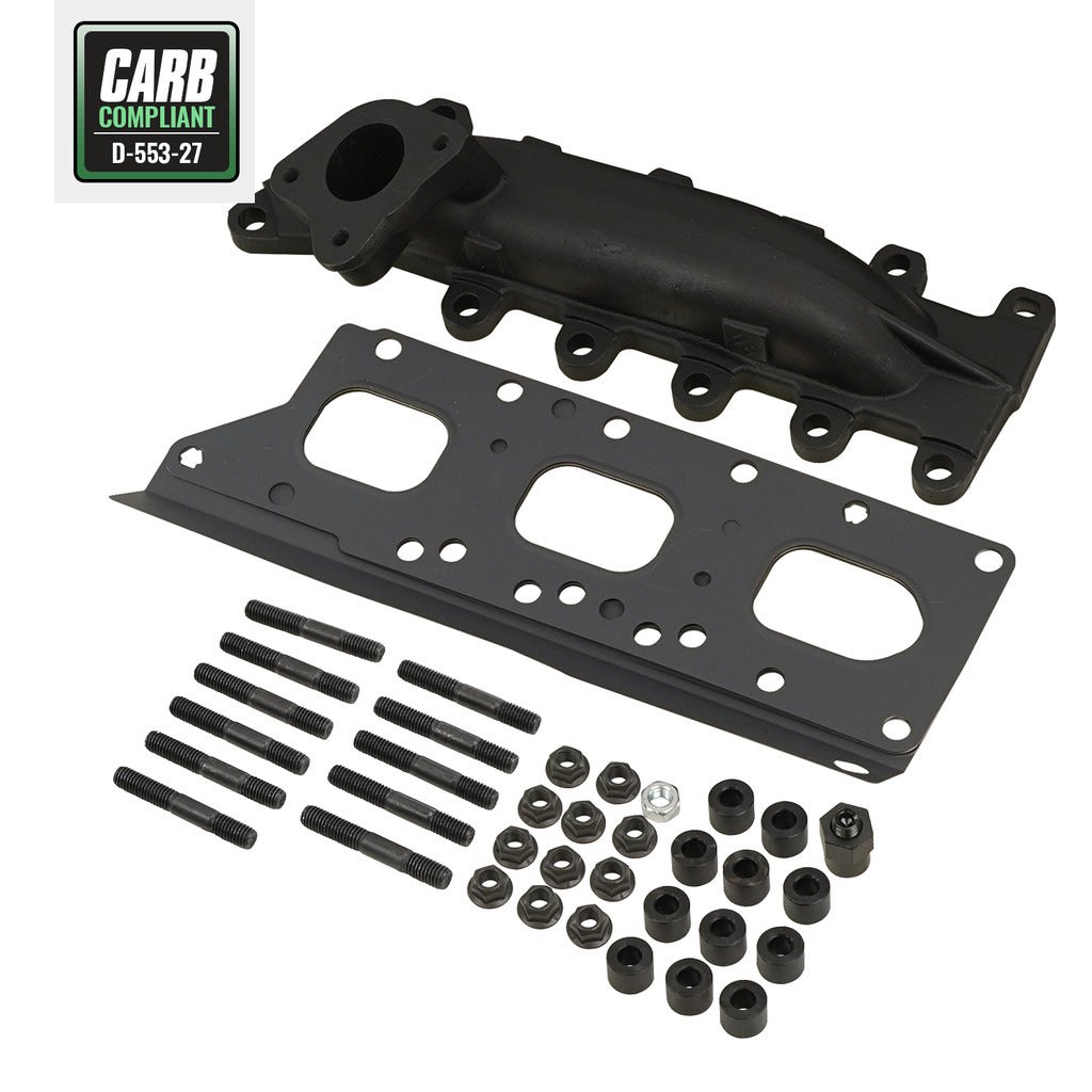 Bd Diesel Exhaust Manifold, High-Silicon Ductile Cast Iron, Gaskets Included, Mounting Hardware Included, With 2 Additional Mounting Holes – 1043063