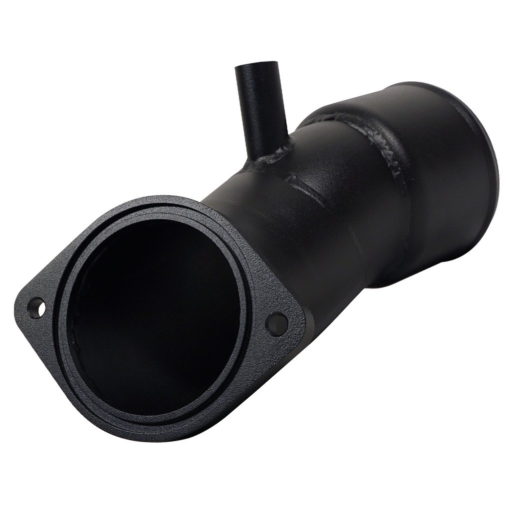 Bd Diesel Turbocharger Intercooler Pipe, 3-1/2 Inch Diameter, Powder Coated, Black, Stainless Steel – 1045630