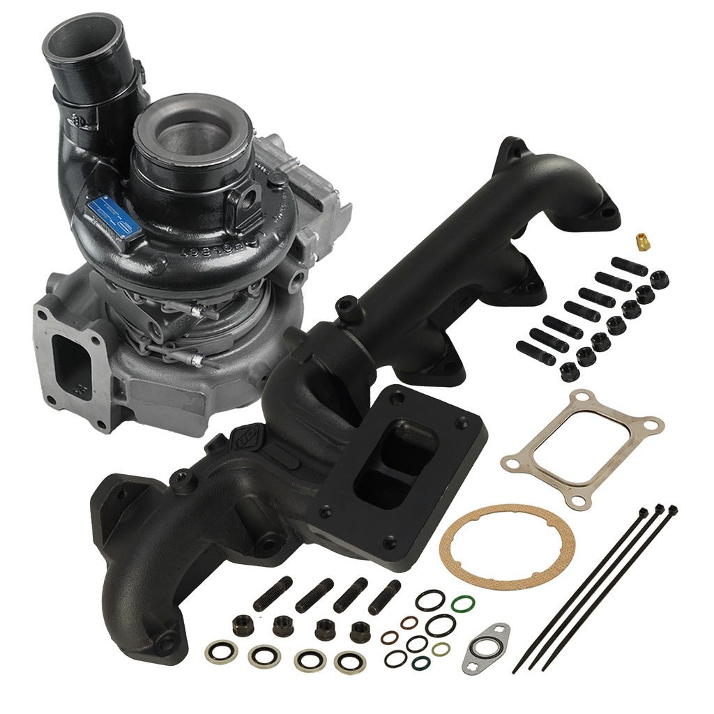 Bd Diesel Turbocharger, Screamer, 7 + 7 Blade 64.5 Millimeter Billet Compressor Wheel, 12 Blade 70 Millimeter Turbine Wheel – 1045872