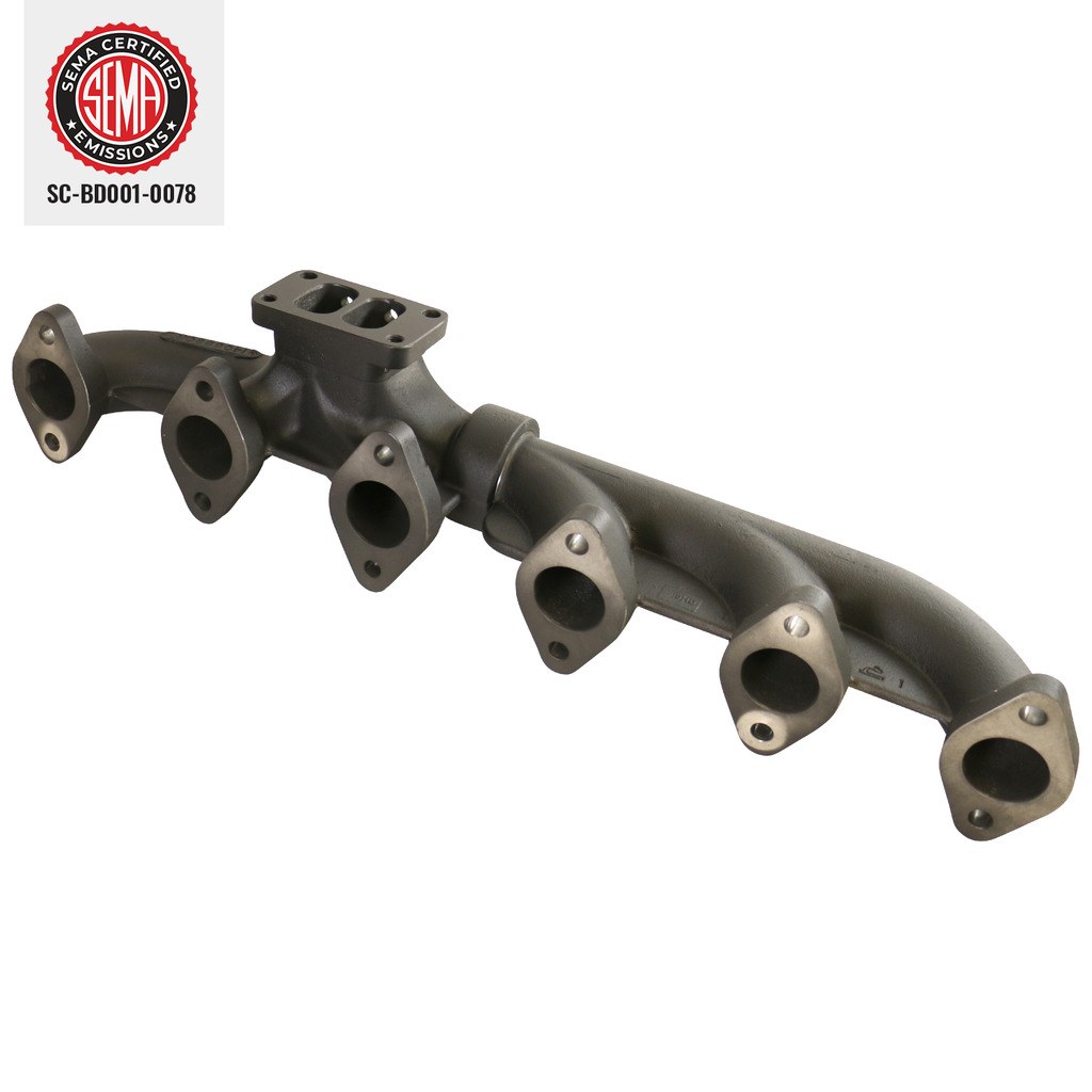 Bd Diesel Exhaust Manifold, Pulse, Iron, Gaskets Not Included, Mounting Hardware Included – 1045987