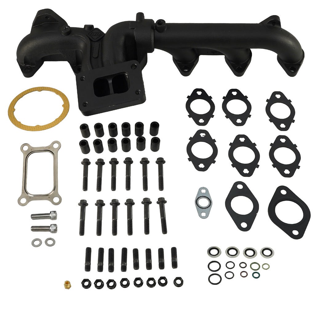 Bd Diesel Exhaust Manifold, Cast Iron, With Gaskets, With Mounting Hardware, Two-Piece Slip Joint – 1046069