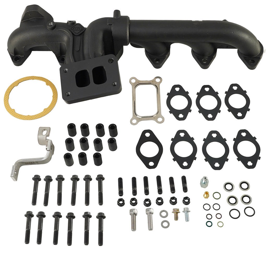 Bd Diesel Exhaust Manifold, Cast Iron, With Gaskets, With Mounting Hardware, Two-Piece Slip Joint – 1046070