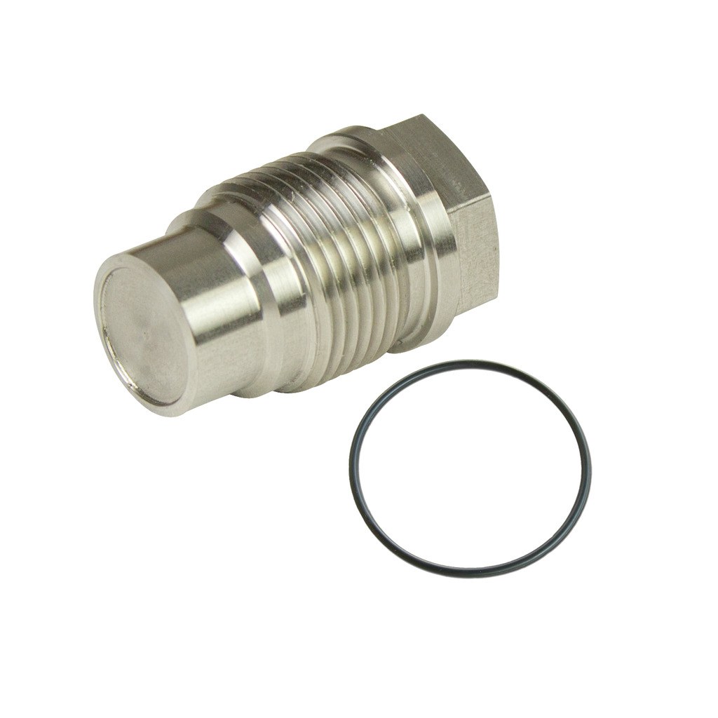 Bd Diesel Fuel Pressure Relief Valve Plug, Replaces Stock Pressure Relief Valve for Dodge Cummins 6.7L and Chevrolet Duramax 6.6L – 1050071