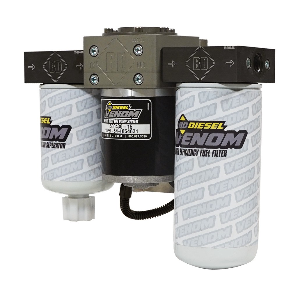 Bd Diesel Fuel Lift Pump Diesel, Venom, 165 Gallons Per Hour at 15 PSI, 15 to 18 PSI – 1050332