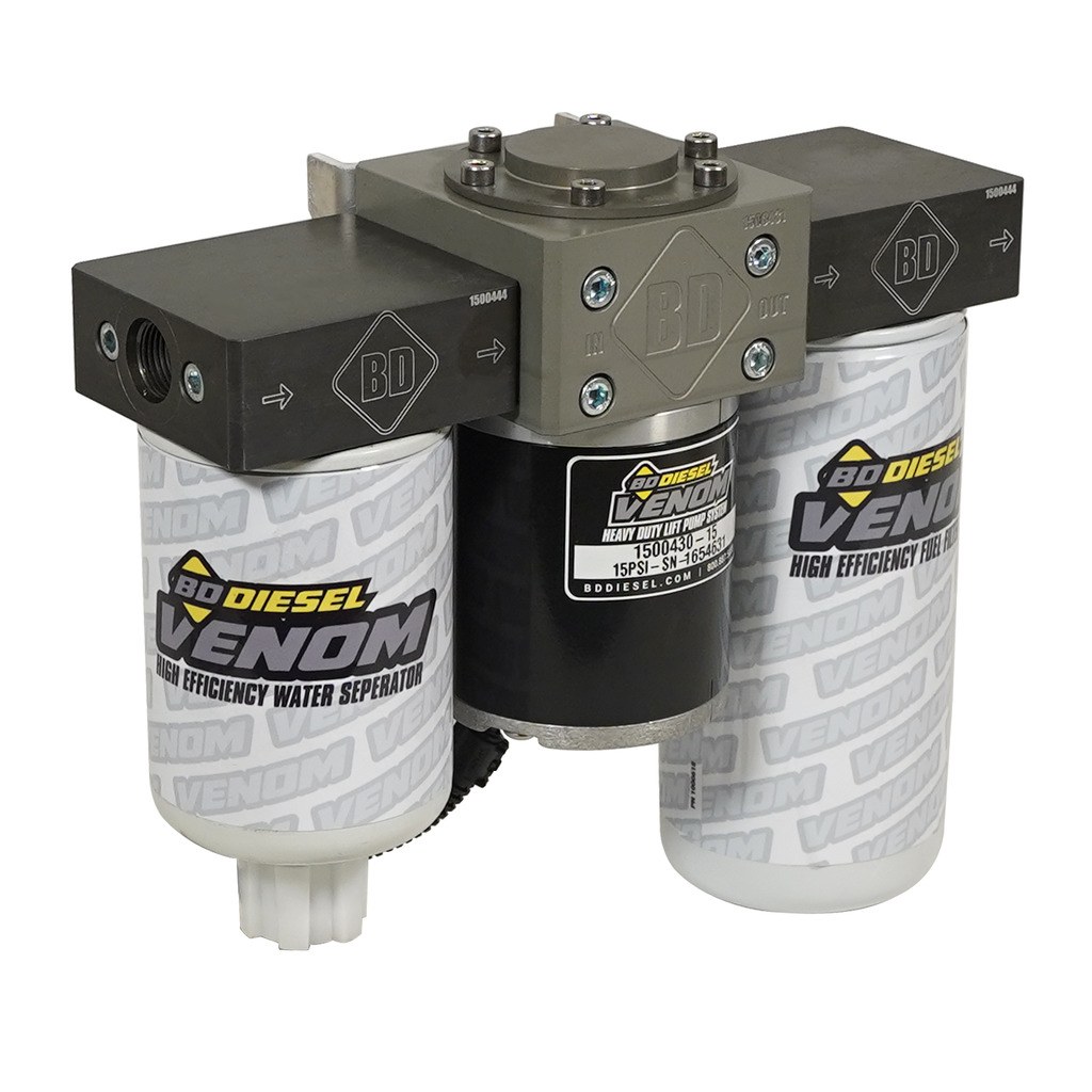 Bd Diesel Fuel Lift Pump Diesel, Venom, 165 Gallons Per Hour at 15 PSI, 15 to 18 PSI – 1050332