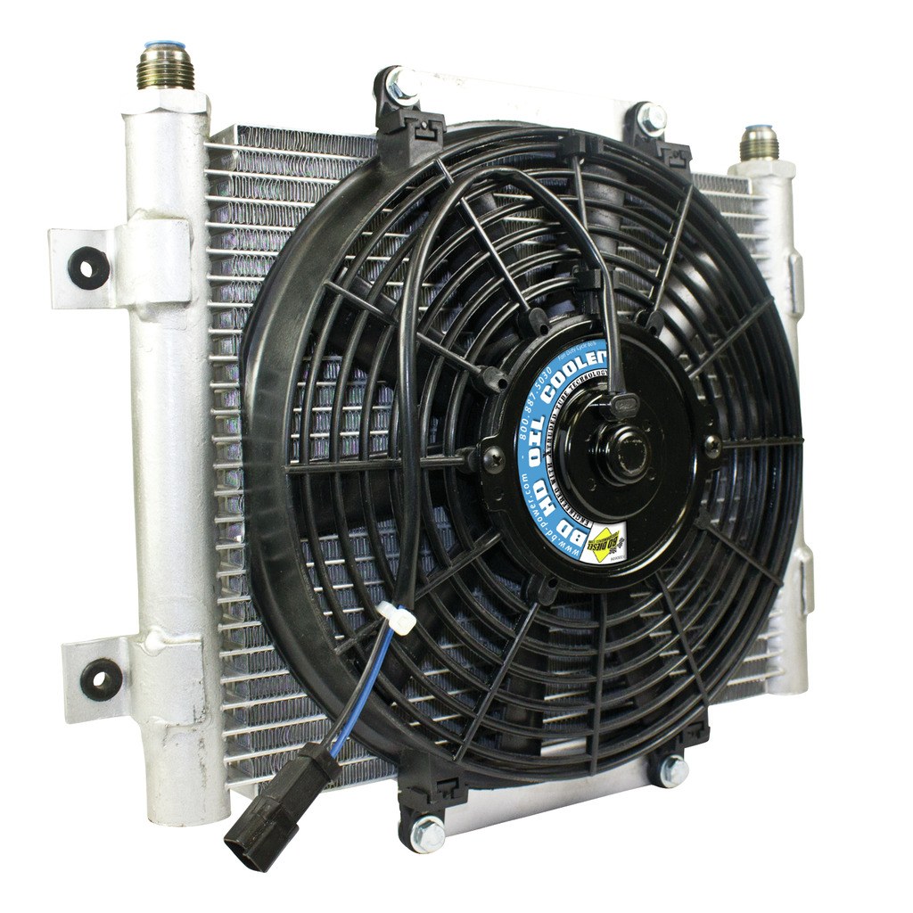Bd Diesel Fluid Cooler, Xtrude, For Transmission Fluid, 10 Inch, 30,000 Pounds Gross Vehicle Weight (gvw) – 1300611