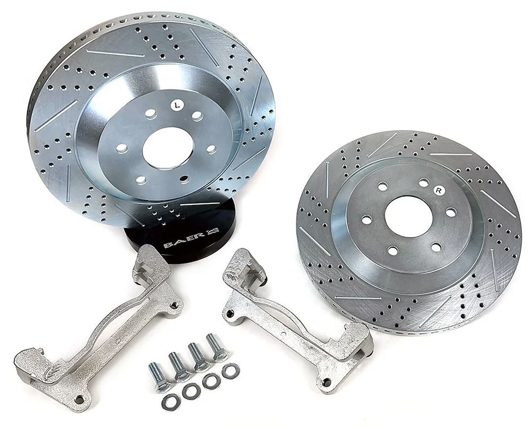 Baer Brakes Brake Rotor, Big Claw, Vented Drilled and Slotted, One Piece Design, Wheel Bolt Pattern 5 X 127 Millimeter – 2141022