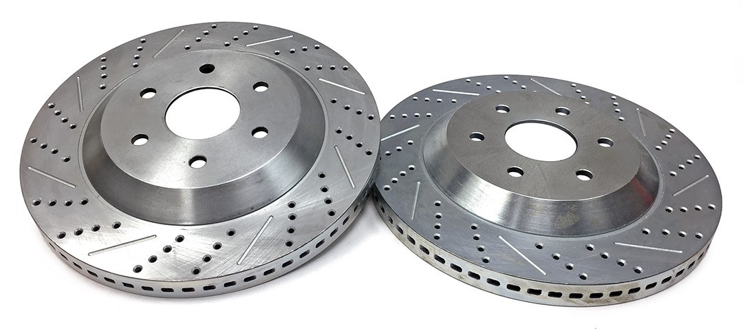 Baer Brakes Brake Rotor, Big Claw, Vented Drilled and Slotted, One Piece Design, Wheel Bolt Pattern 5 X 139.7 Millimeter – 2142009