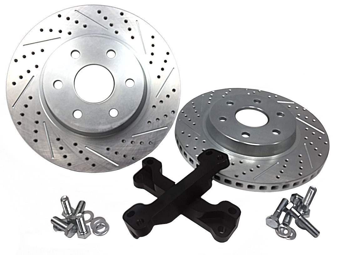 Baer Brakes Brake Rotor, Big Claw, Vented Drilled and Slotted, One Piece Design, Wheel Bolt Pattern 6 X 139.7 Millimeter – 2301044