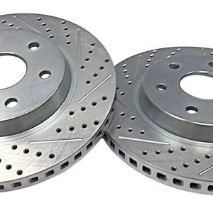 Baer Brakes Brake Rotor, Big Claw, Vented Drilled and Slotted, One Piece Design, Wheel Bolt Pattern 6 X 139.7 Millimeter – 2301044
