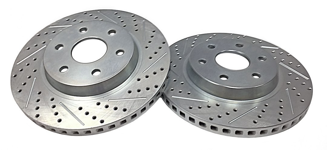 Baer Brakes Brake Rotor, Big Claw, Vented Drilled and Slotted, One Piece Design, Wheel Bolt Pattern 6 X 139.7 Millimeter – 2301044