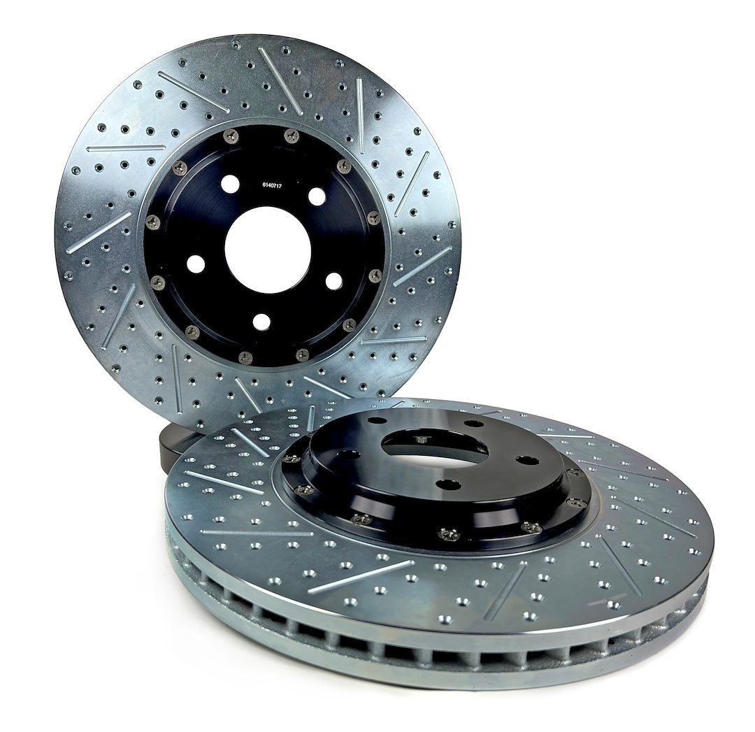 Baer Brakes Brake Rotor, Eradispeed+, Vented Drilled and Slotted, Two Piece Design with Hat – 2301064