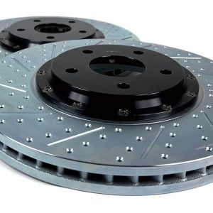 Baer Brakes Brake Rotor, Eradispeed+, Vented Drilled and Slotted, Two Piece Design with Hat – 2301066