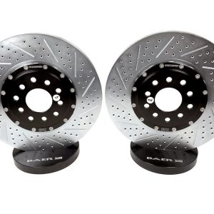 Baer Brakes Brake Rotor, Eradispeed+, Vented Drilled and Slotted, Two Piece Design with Hat – 2301066