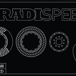 Baer Brakes Brake Rotor, Eradispeed+, Vented Drilled and Slotted, Two Piece Design with Hat – 2301066