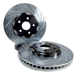 Baer Brakes Brake Rotor, Eradispeed+, Vented Drilled and Slotted, Two Piece Design with Hat – 2301070