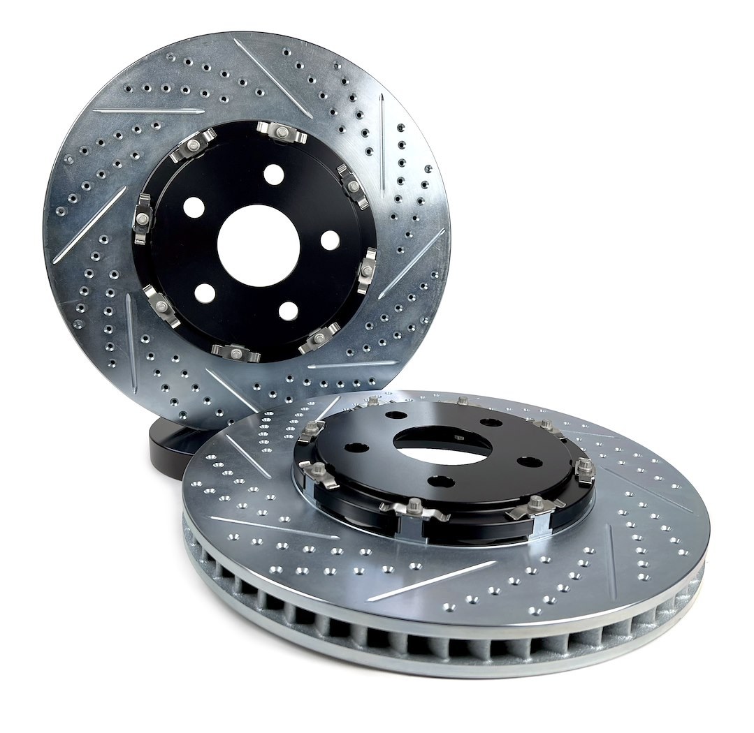 Baer Brakes Brake Rotor, Eradispeed+, Vented Drilled and Slotted, Two Piece Design with Hat – 2301070
