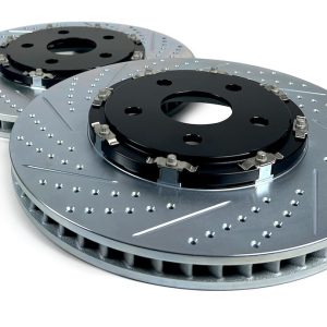 Baer Brakes Brake Rotor, Eradispeed+, Vented Drilled and Slotted, Two Piece Design with Hat – 2301070