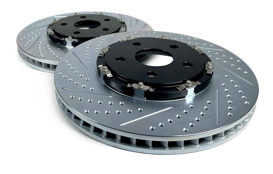 Baer Brakes Brake Rotor, Eradispeed+, Vented Drilled and Slotted, Two Piece Design with Hat – 2301070