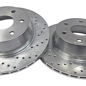 Baer Brakes Brake Rotor, Big Claw, Vented Drilled and Slotted, One Piece Design, Wheel Bolt Pattern 6 X 139.7 Millimeter – 2302023