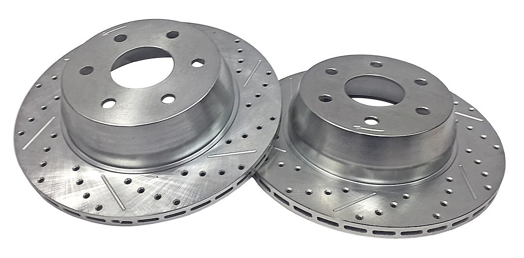 Baer Brakes Brake Rotor, Big Claw, Vented Drilled and Slotted, One Piece Design, Wheel Bolt Pattern 6 X 139.7 Millimeter – 2302023