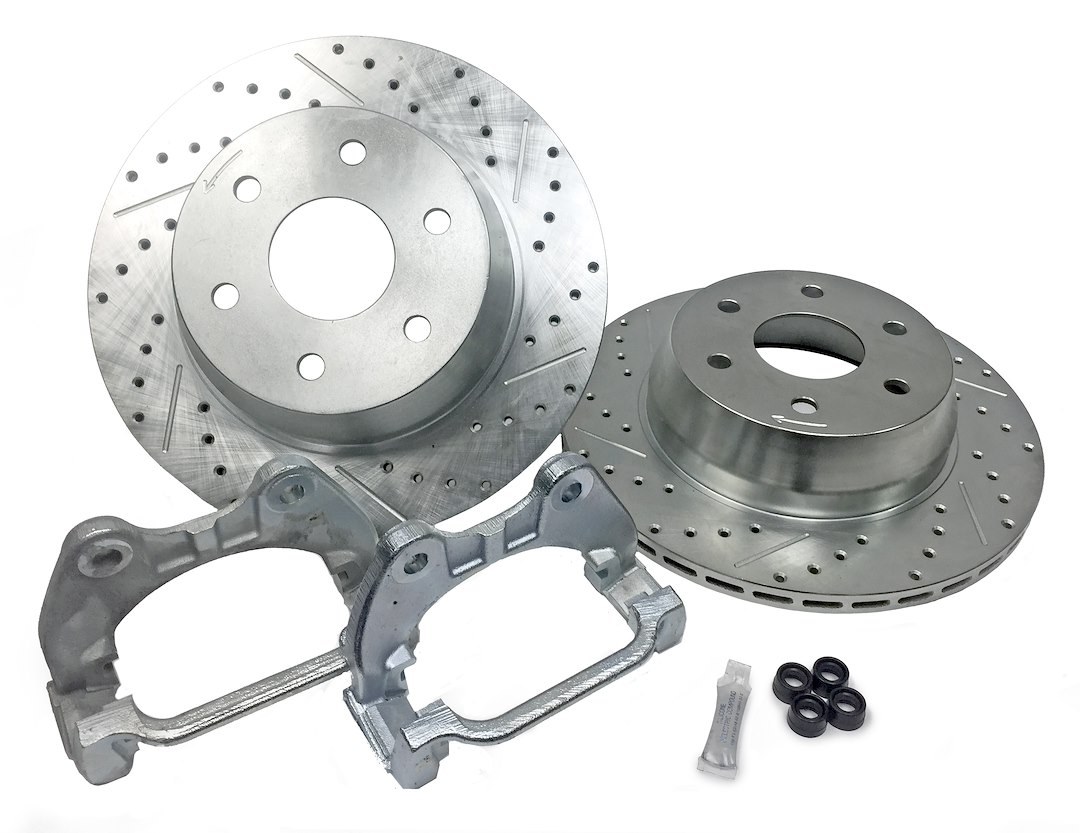 Baer Brakes Brake Rotor, Big Claw, Vented Drilled and Slotted, One Piece Design, Wheel Bolt Pattern 6 X 139.7 Millimeter – 2302023