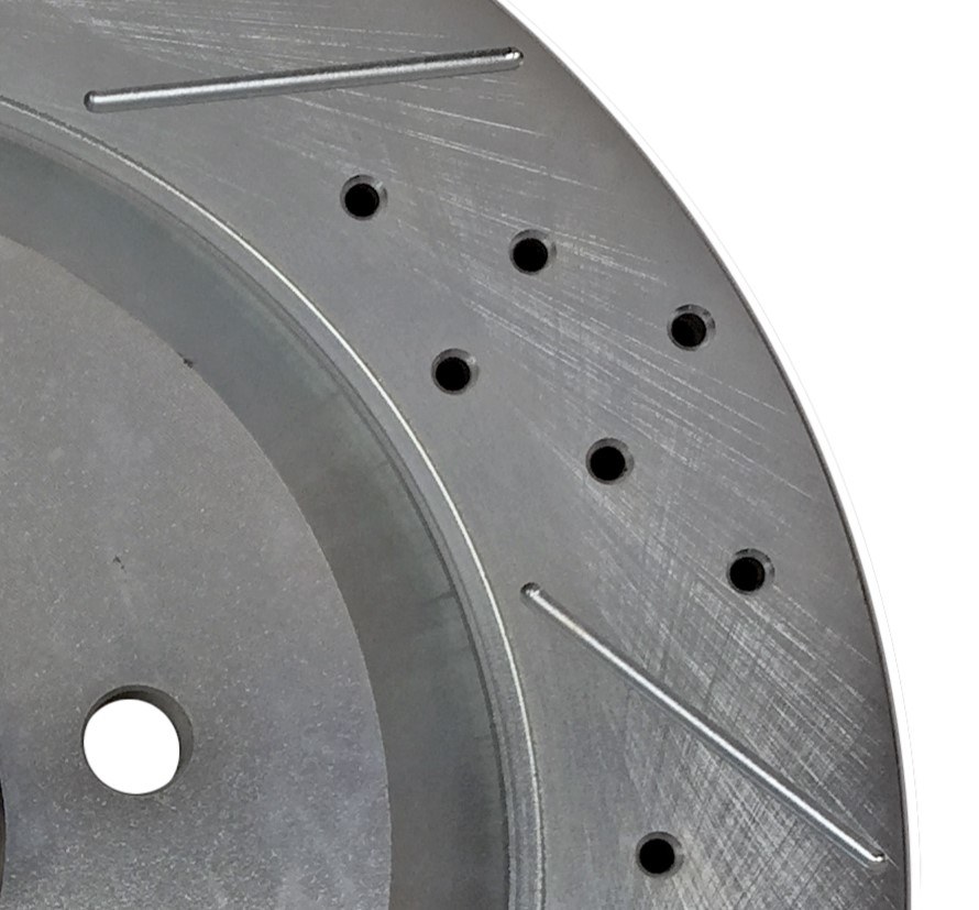Baer Brakes Brake Rotor, Big Claw, Vented Drilled and Slotted, One Piece Design, Wheel Bolt Pattern 6 X 139.7 Millimeter – 2302023