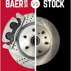 Baer Brakes Brake Rotor, Big Claw, Vented Drilled and Slotted, One Piece Design, Wheel Bolt Pattern 6 X 139.7 Millimeter – 2302023