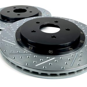Baer Brakes Brake Rotor, Eradispeed+, Vented Drilled and Slotted, Two Piece Design with Hat – 2302066