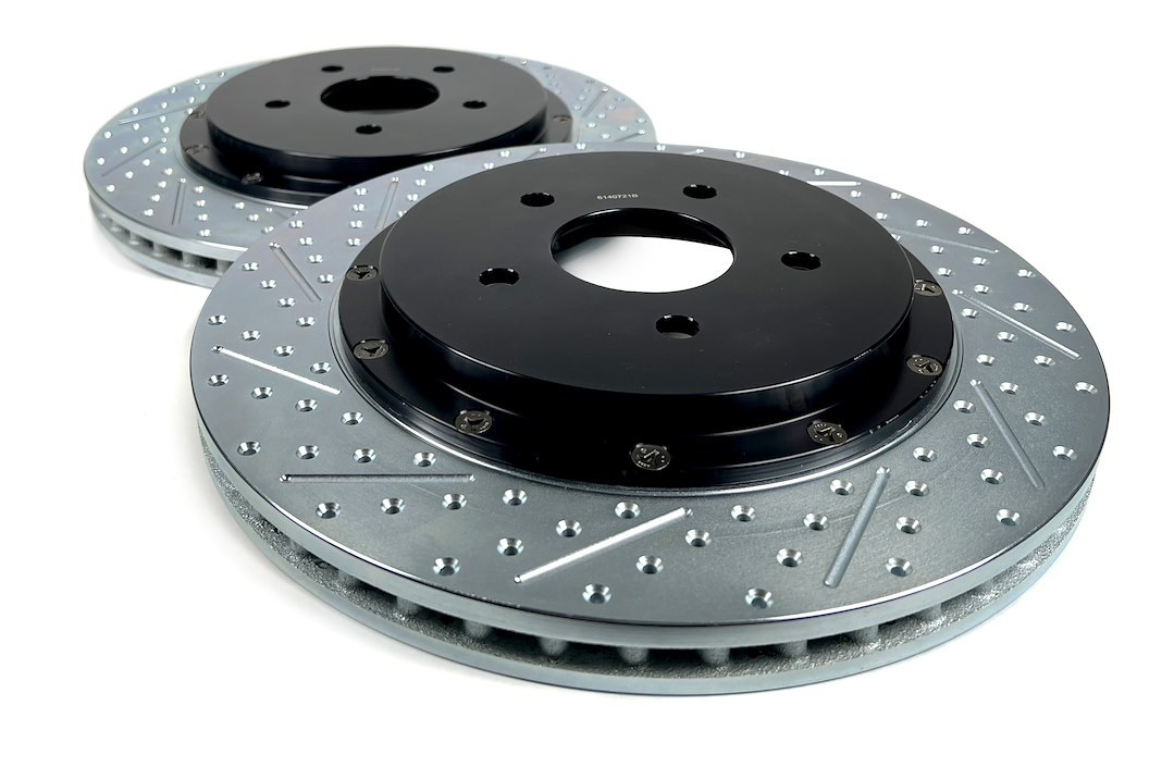 Baer Brakes Brake Rotor, Eradispeed+, Vented Drilled and Slotted, Two Piece Design with Hat – 2302066