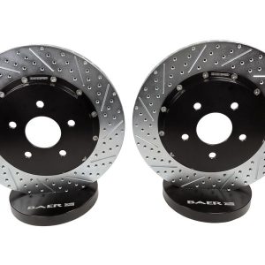 Baer Brakes Brake Rotor, Eradispeed+, Vented Drilled and Slotted, Two Piece Design with Hat – 2302068