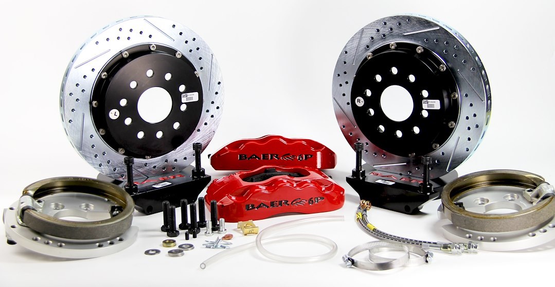 Baer Brakes Brake Conversion Kit, Pro+, For Use with Ford 9 Inch Rear Torino/ Late Big Bearing Housing Ends – 4262152B