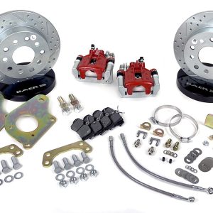 Baer Brakes Brake Conversion Kit, Classic, Drum to Disc Brake Conversion Kit, 10-1/2 Inch Slotted/ Drilled/ Solid Zinc Plated Rotor – 4302519R