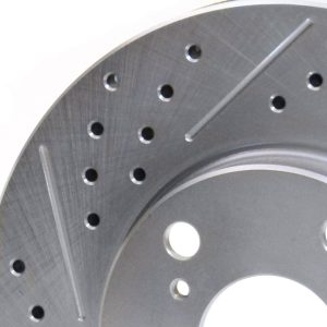 Baer Brakes Brake Rotor, Claw, Vented Drilled and Slotted, One Piece Design, Wheel Bolt Pattern 6 X 135 Millimeter – 99169-020
