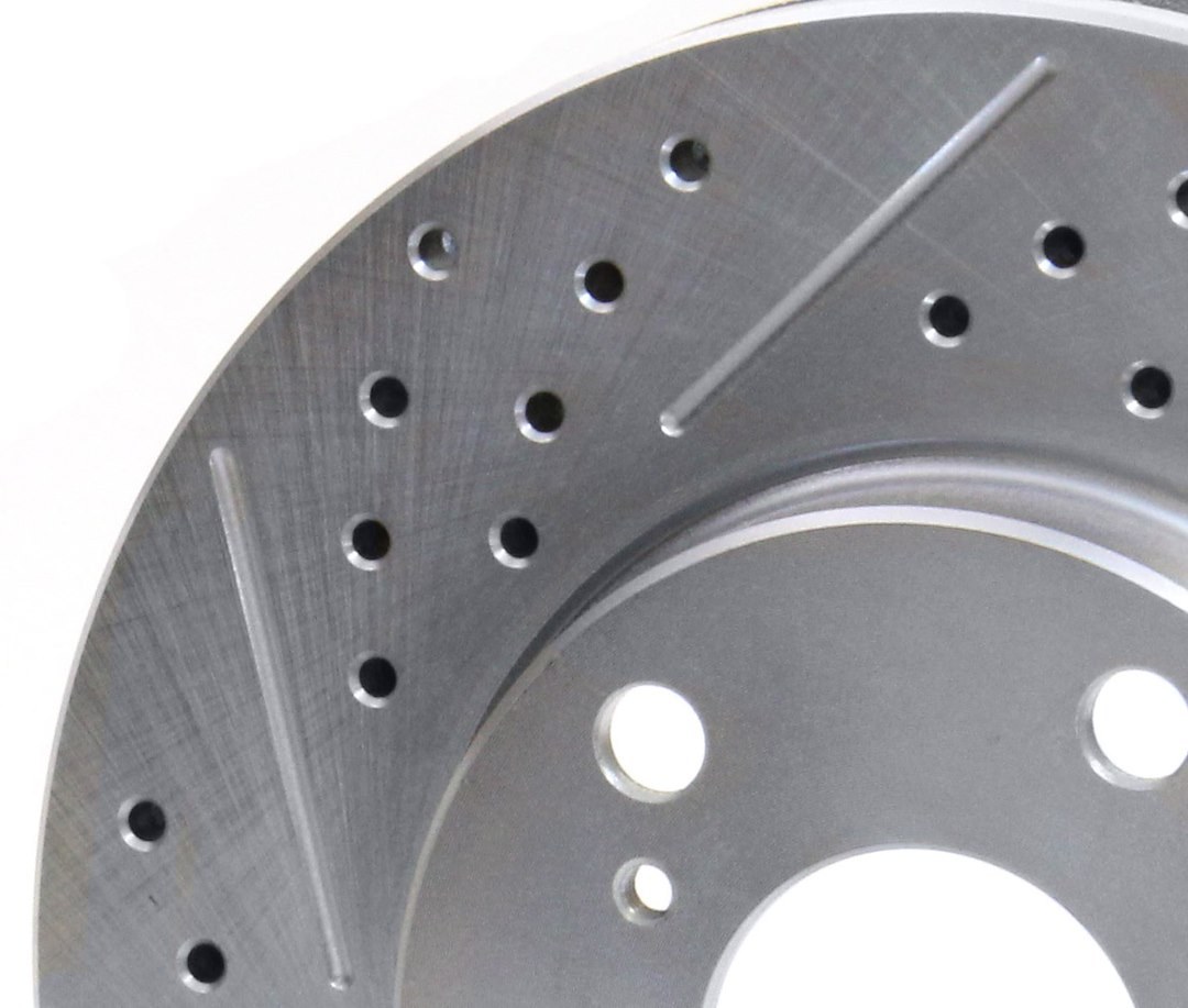 Baer Brakes Brake Rotor, Claw, Vented Drilled and Slotted, One Piece Design, Wheel Bolt Pattern 6 X 135 Millimeter – 99169-020